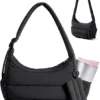 BAGSMART Shoulder Bag for Women Small Puffe